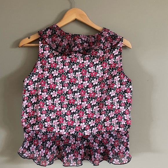 Vintage Gloria Vanderbilt Floral Tank - Picture 3 of 3
